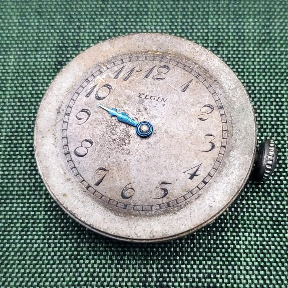 Vintage Elgin 15 Jewels Mechanical Wrist Watch‎ Movement Faces Mechanisms Misc